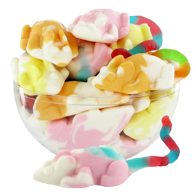 Souris Mimi lisses - Lot de 5