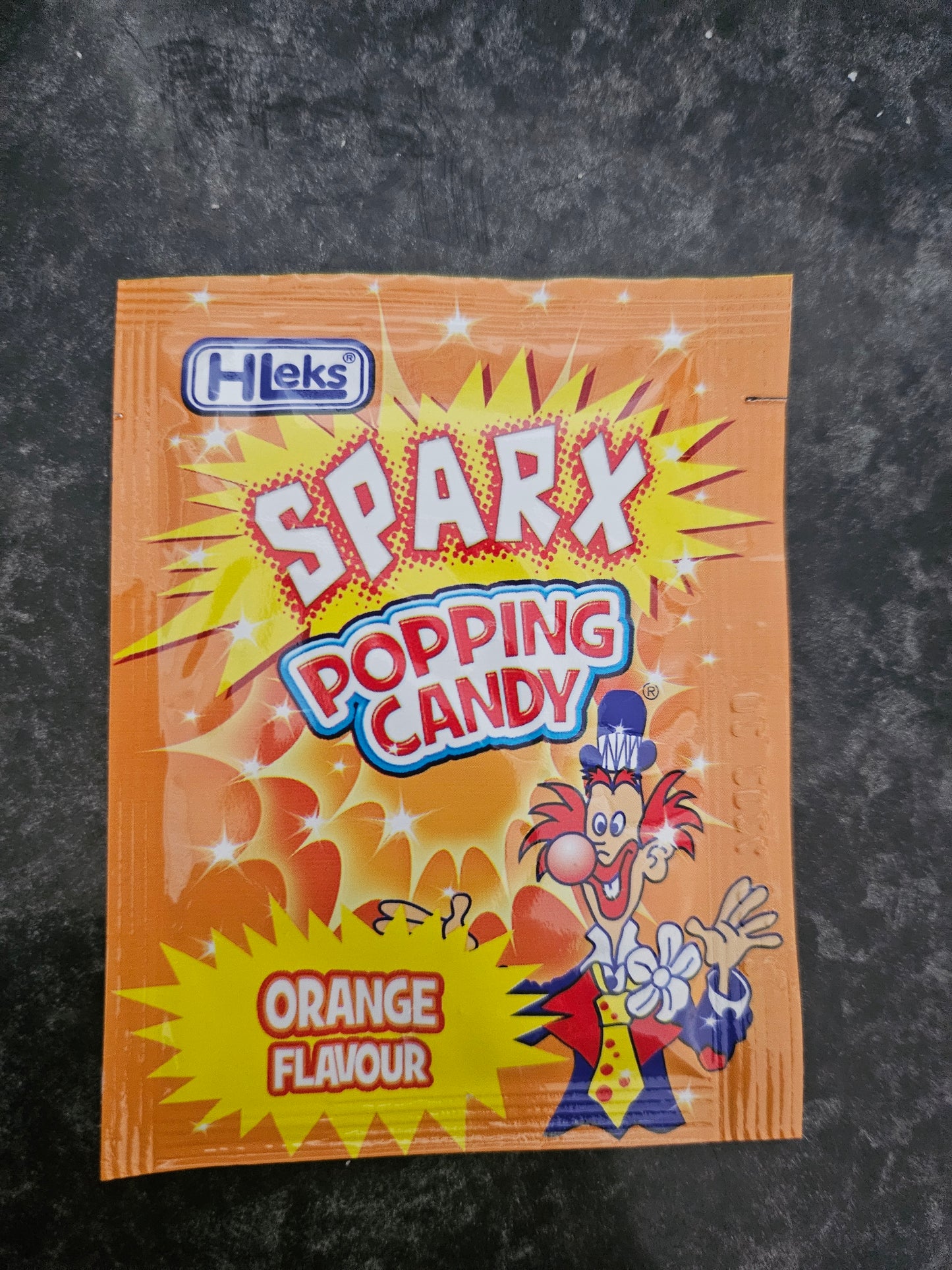 Bonbon pétillant acidulé Orange