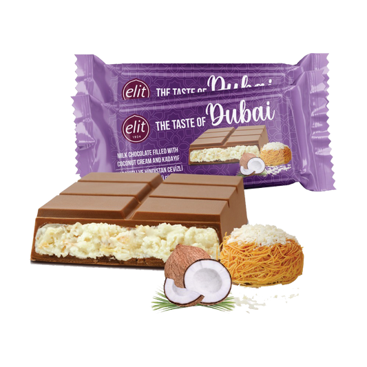 Tablette Chocolat Dubaï Coconut & Cream - 90g