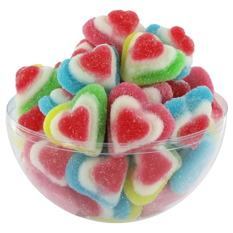 Coeurs 3D sucrés - 100g