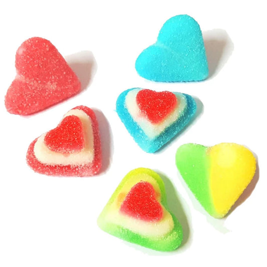 Coeurs 3D sucrés - 100g
