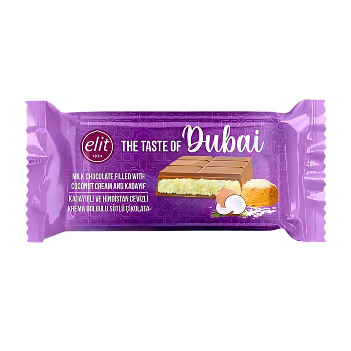 Tablette Chocolat Dubaï Coconut & Cream - 90g