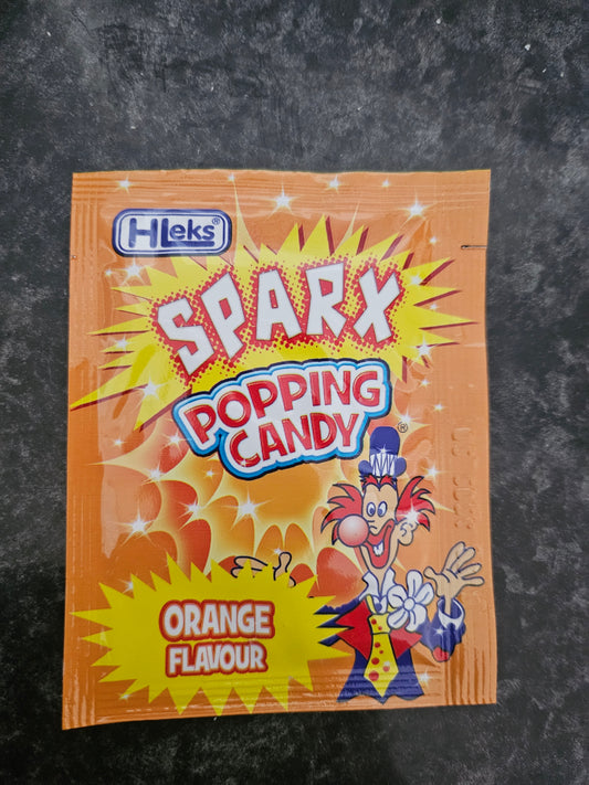 Bonbon pétillant acidulé Orange